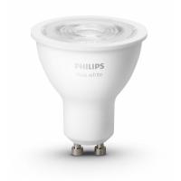 Умная лампочка Philips Hue GU10, White, BT, DIM, 2шт (929001953506)