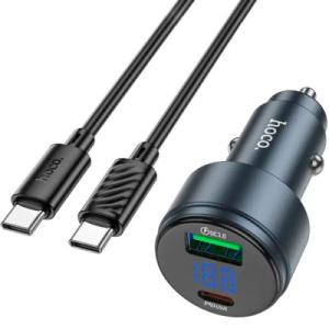 Зарядное устройство HOCO HOCO Z57 Glorious single-port USB -C PD30W + cable USB-C Metal Gray (6942007633062)