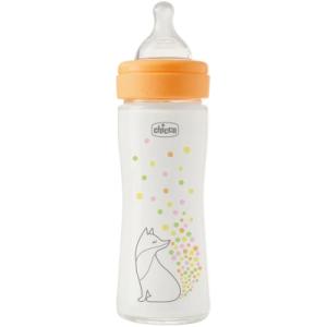 Бутылочка для кормления Chicco Perfect Easy силіконова, від 0+ міс. повільний потік 240 мл, (20252.10)