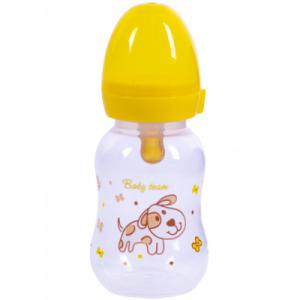 Бутылочка для кормления Baby Team с латексной соской Собачка, 125 мл (1300_собачка)