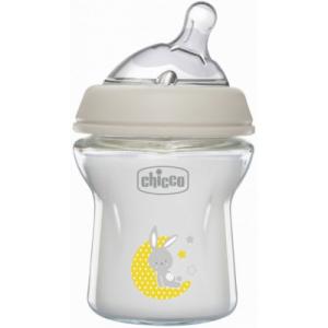Бутылочка для кормления Chicco Natural Feeling силикон. медленный поток 150 мл (81211.30)