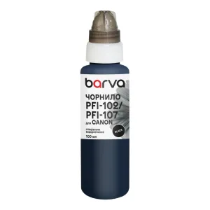 Чорнило Barva Canon PFI-102/PFI-107 100 мл, special, black (C107-884e)