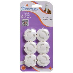 Заглушка для розетки DreamBaby большая EURO 6 шт (G140)