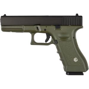 Страйкбольний пістолет Evolution E017 Gas 6 мм OD Green (EP0217-G)