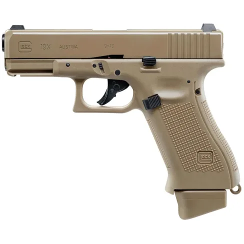 Страйкбольный пистолет Umarex Glock 19X Blowback СО2 кал. 6 мм ВВ (2.6435)