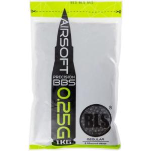 Страйкбольные шарики BLS Precision Black 6 мм 0,25 г 1 кг (1928.00.05)