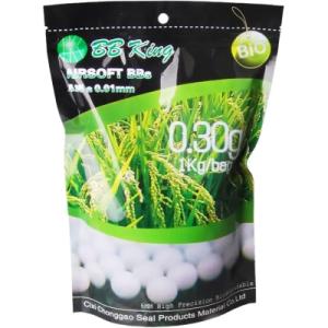 Страйкбольные шарики BB King Biogradable 6 мм 0,30 г 1кг/уп (1401.00.10)