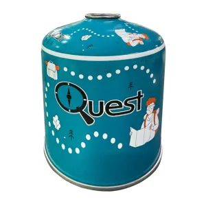 Газовий балон Quest 450 г різьбове з'єднання (набір 12 шт) (Q-G450_12)