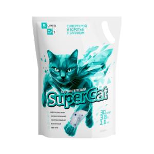Наповнювач для туалету Super Cat Силікагелевий 1.6 кг (3526)