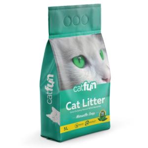 Наповнювач для туалету Catfun бентонітовий з ароматом марсельського мила 5 л (8683655071506)