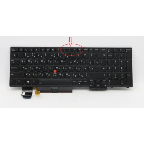 Клавиатура ноутбука Lenovo ThinkPad T15 Gen1/Gen2 черн с черн с подсв ТП UA (A46204)