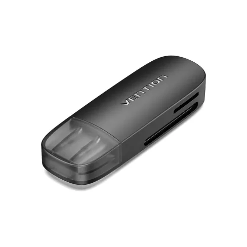 Считыватель флеш-карт Vention USB 3.0 to SD+TF Black Dual Drive Letter (CLGB0)