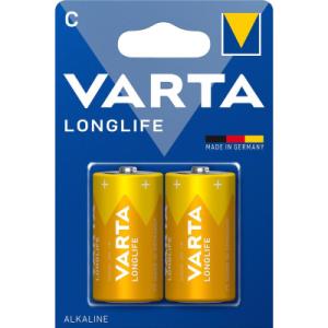 Батарейка Varta C (LR14) Longlife лужна * 2 (04114101422)