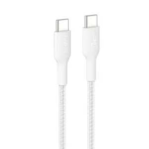 Дата кабель USB-C to USB-C 1.0m 240W white Belkin (CAB025HQ1MWH)