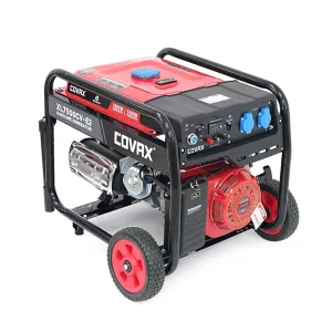 Генератор COVAX XL7500CV-E2, 5.0kW, 220V, 50Hz, DC12V, 13HP, электро стартер, 25L (XL7500CV-E2)