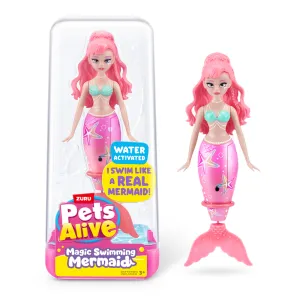 Интерактивная игрушка Pets & Robo Alive Pets Alive S1 – Волшебная русалочка Розовая звезда (9567A)