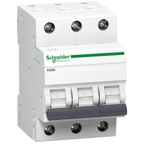 K60n Автоматический выключатель Schneider Electric Acti9 K60N, 3P, 6A, B ...