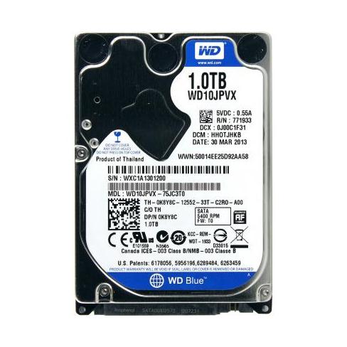Жорсткий диск для ноутбука 2.5" 1TB WD