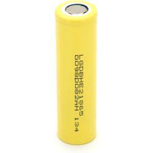 Аккумулятор 18650 1600mAh, 20A, 4.2/3.6/2.5V, Yellow LG (LGDBHE21865)