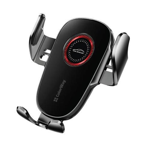 Універсальний автотримач ColorWay ClampSnap Holder Black (CW-CHMH19-BK)