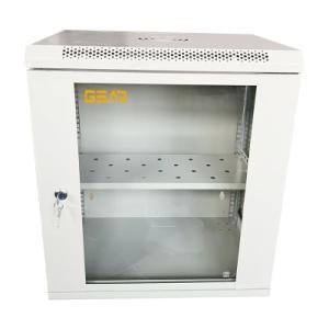 Шкаф настенный GEAR 12U 19" 530x400x600 мм, + полка 19", grey (GWMSN-12U-530-400G)