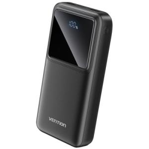 Батарея універсальна Vention 20000 mAh 22.5W Black LED Display Type (FHLB0)