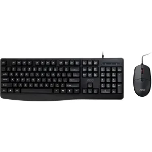 Комплект AOC KM170B USB UA Black (KM170B/97)