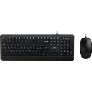 Комплект AOC KM220B USB UA Black (KM220B/97)