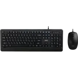 Комплект AOC KM220B USB UA Black (KM220B/97)