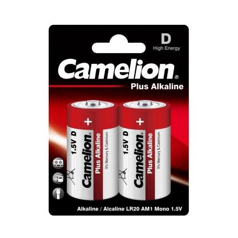 Батарейка Camelion D LR20 Plus Alkaline * 2 (LR20-BP2)
