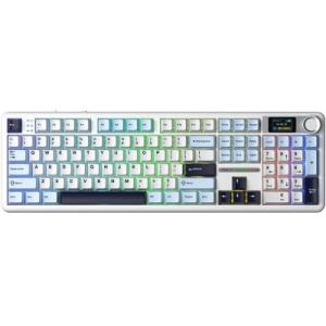 Клавіатура Aula F108 Pro Reaper Switch USB/Bluetooth/2.4G White (6978080501318)