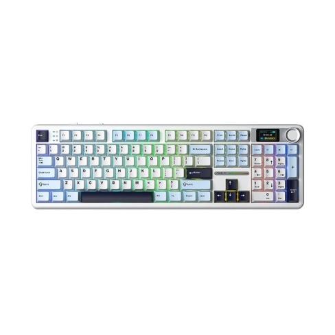 Клавіатура Aula F108 Pro Reaper Switch USB/Bluetooth/2.4G White