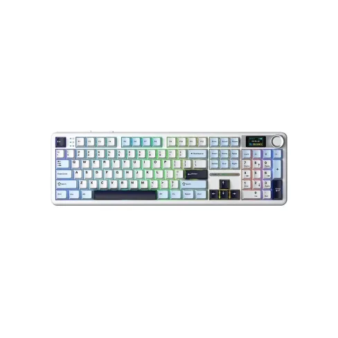 Клавиатура Aula F108 Pro Reaper Switch USB/Bluetooth/2.4G White (6978080501318)