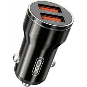 Зарядний пристрій XO 2xUSB 12W black (CC48.black)