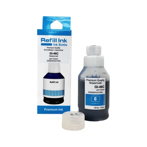 Чернила Premium Quality Canon GI-46 135мл Cyan SmartFill (70264933)