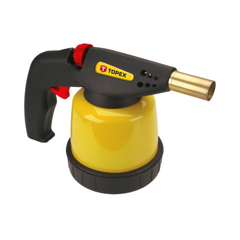 Газовий паяльник Topex п'єзозапалювання, 20 мл, картриджі 190 г