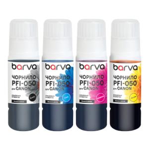 Чорнило Barva Canon PFI-050 4x70 мл, special, pigmented BK/C/M/Y OneKey (C050-070-MP)