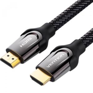 Кабель мультимедійний HDMI M to HDMI M 3.0m V2.0 4K60Hz braided zinc alloy black Vention (VAA-B05-B300)