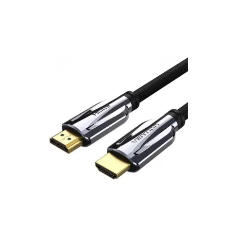 Кабель мультимедийный HDMI M to HDMI M 1.5m V2.1 8K60Hz braided black Vention (AALBG)