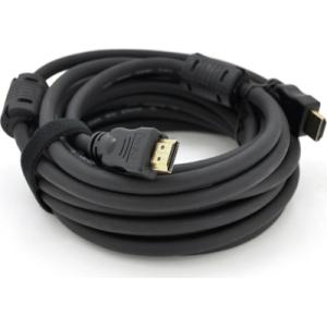 Кабель мультимедійний HDMI M to HDMI M 5.0m V1.4 4K black Ritar (HDMI(M)/(M)V1.4-5m-348P)
