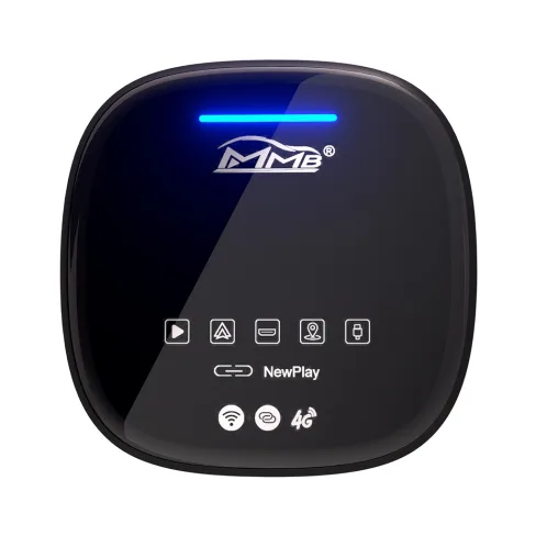 FM модулятор HiSmart CarPlay Android AI, 4G LTE, 8 ГБ + 128 ГБ (BS330409)