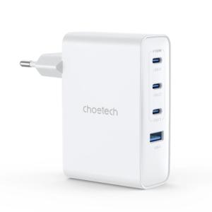Зарядний пристрій Choetech 3xUSB-C + 1xUSB PD100W GaN (PD9002)