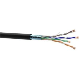 Кабель мережевий OK-Net FTP 305м, cat.5e patch зовнішній (F/UTP-cat.5Е-SL patch) (КГППЭ-ВП (100) 4*2*AWG26/7)