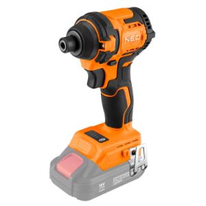 Гайковерт Neo Tools Energy+ 18V, безщітковий, 3600об/хв, 300Нм, 1/4", 4 швидкості, 0.85кг (без АКБ та ЗП) (04-612)