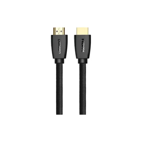 Кабель мультимедийный HDMI M to HDMI M 1.5m nylon braid black Ugreen (40409)