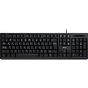 Клавіатура AOC KB100B USB UA Black (KB100B/97)