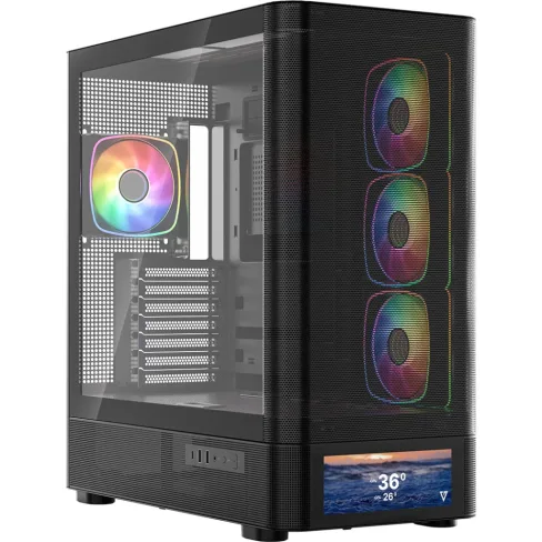 Корпус для ПК Modecom VOLCANO AQ500 ARGB (MC-A-AQ500-4FA-B)