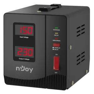 Стабилизатор напряжения nJoy Alvis 1000 (AVRL-10001AL-CS01B) AVR, 1 розетка (Alvis 1000)