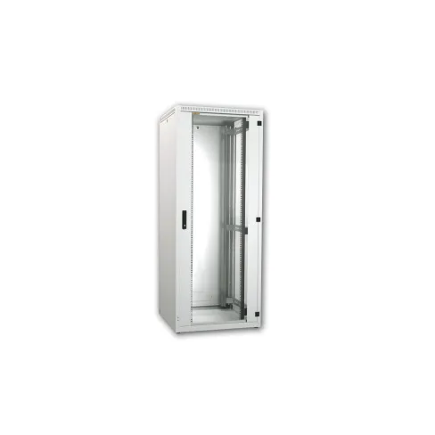 Шафа напольна Conteg 27U iSEVEN 19" 600x600 RAL7035 (RI7-27-60/60)