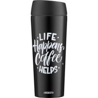 Термочашка Ardesto Coffee Time 450 мл Чорна (AR2645BC)